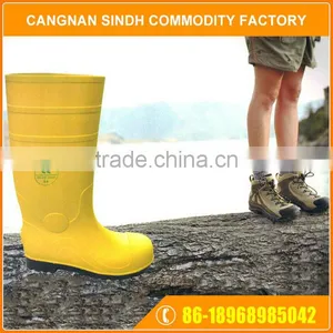 High Quality Erode Resistance Antislip PVC Chemical Steel Toe Work Boots thumbnail-1