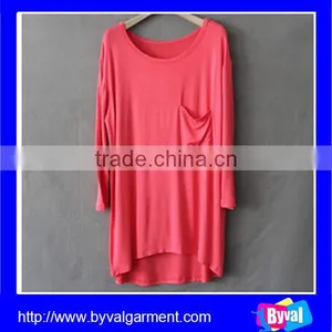 Wholesale Custom Women Long Sleeve Tshirt Made in China thumbnail-5
