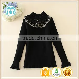 Black Kid Clothes Woolen Sweater Designs for Children 2015 New Hot Sale Guangzhou Kids Clothes/kids Clothing Manufacturer thumbnail-1