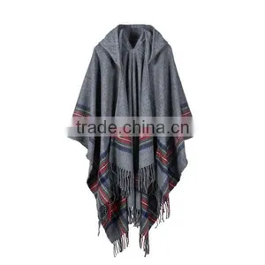 Korean Style 2017 New Year Female Scarf Coloful Stripes Jacquard 100%ACRYLIC Material 130*150cm Women Travel Cappa thumbnail-1