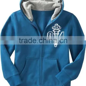 BOYS PRINTED ZIPPER UP HOODIES thumbnail-1