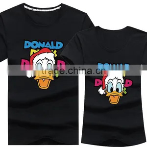 Cheap Wholesale Custom Fashion Print Green Family T-Shirt thumbnail-4