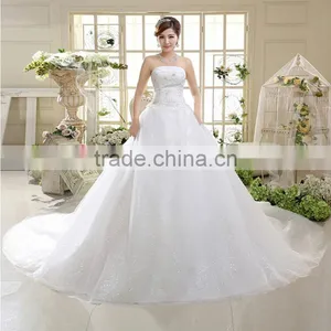 China Custom Made Wedding Dress Low Price Guangzhou Wedding Dress thumbnail-1