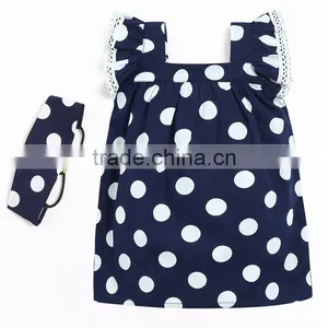 ShiJ Baby Dresses Set 0~3T Polka Dots Striped Cotton Toddler Girl Clothing thumbnail-5