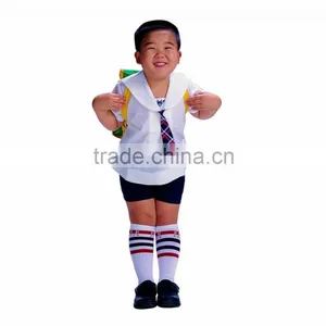 Juqian Primary Kid School Uniforms Design With Pictures Short Sleeve Shirt thumbnail-2