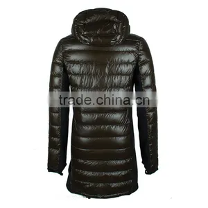 W2015 High Quality Women Slim Long Hooded Parka Jacket thumbnail-2