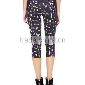 Factory Wholesale Spandex Ladies Fitness & Body Building Printed Leggings thumbnail-3