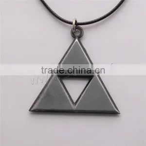 Jwelleries Statement Necklace Necklace With Waxed Cotton Cord Triangle Cloth Dress Necklace thumbnail-2
