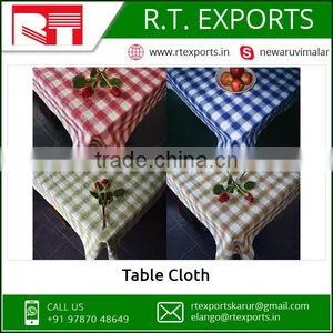 100% Yarn Dyed Cotton Tablecloths thumbnail-1