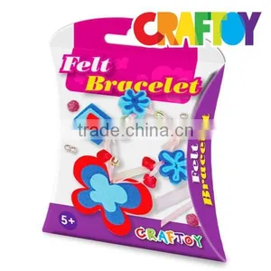 Do it Yourself Toy Make Your Felt Jewelry Bracelet Butterfly Low Price thumbnail-2