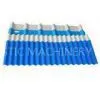 Plastic Roof Panel Roll Forming Machine With Cutter and Stacker , Round and Trapezoidal Shape thumbnail-1
