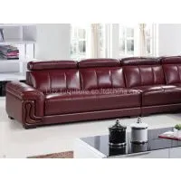 Casual Living Room Leather Sofa thumbnail-2