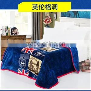 Bedding Set Queen Size UK Style Coral Fleece Blanket/Sheet thumbnail-1