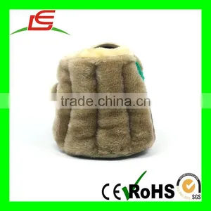 R0928 Brown Hollow Squirrel Dog House Plush With Three Squirrel thumbnail-3
