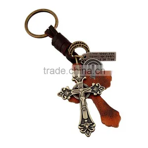 Pop Cross Custom Leather Key Holder/Punk Keyring & Key Ring Dubaa 2016 thumbnail-1