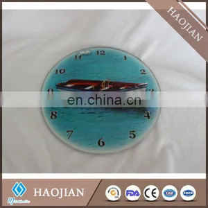 Sublimation Blank Tempered Glass Clock Face Glass Clock thumbnail-5
