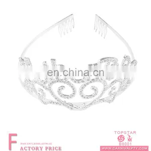 New Coming High Quality Bride Wedding Princess Mental Crown Decor Tiaras Girls thumbnail-1