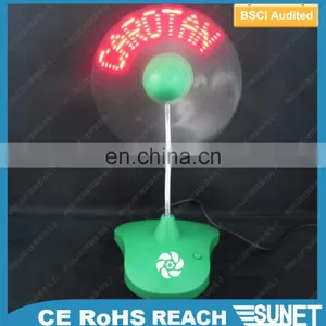 SUNJET 2017 Corporate Gift New Fashion Slogan Fan thumbnail-1
