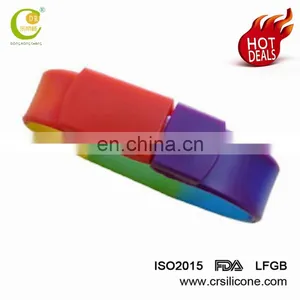 Silicon Wristband Slap Band Bracelet 1gb 2gb 4gb 8gb 16gb Usb Flash Drive thumbnail-4