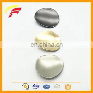 Metal Zinc Alloy Big Oval Egg Shape Sewing Button for Coat Decoration thumbnail-5