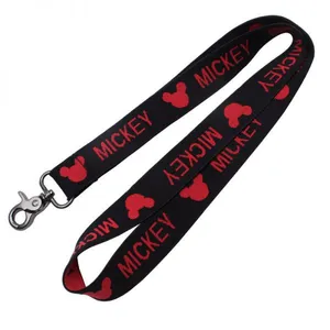 China Manufacturer Jacquard Printing Elastic Lanyard With Company Logo Design and Sample Free thumbnail-1