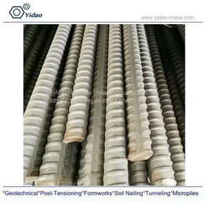 Hot Rolled,ribbed-left Hand Thread Bar/high Tensil Steel Bar 500/550 φ12-φ50mm thumbnail-3