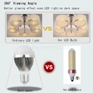 LED E11 T4 Mini-Candelabra Light Bulb SMD2835 Corn JDE11 120V for Chandeliers Sconce Cabinet Lighting thumbnail-1