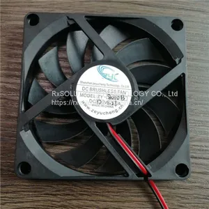 DC 24V 2Pin 8CM 80MM 8010 80x80x10mm Computer Case Cooling Fan thumbnail-1