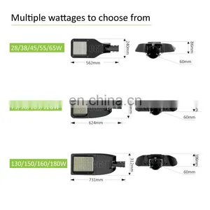 180W IK08 Motion Sensor 140lm/w 25200lm Dusk to Dawn Pathway Road Lamp thumbnail-5