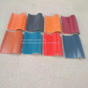 European Style Glazed Roofing Tiles For Villas Houses Hotels And Other Buildings thumbnail-4