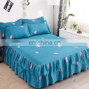 Hot Sale Massage Bed Cover Skirt Skirt Beds Bed Skirt Set Home thumbnail-4
