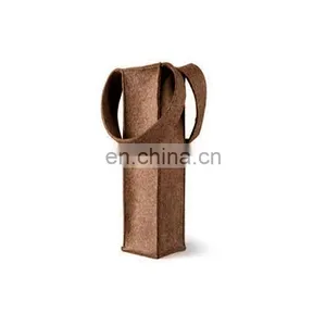 Red Wine Bottle Felt Wine Bag for Single 1 Bottle thumbnail-4