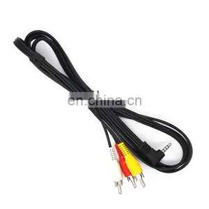 Hot Selling RCA Audio Cable 2RCA Male to 3.5mm Jack to 2 RCA AUX Cable thumbnail-2