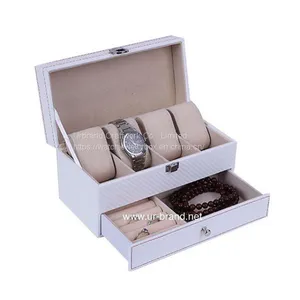 Luxury Watch Display Case/Watch Box With Drawer Watch Packaging Box For Men thumbnail-2