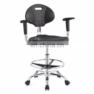School Computer Lab Furniture Used Adjustable PU Lab Chair Esd Chairs Stools thumbnail-1