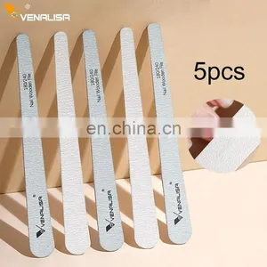 51106 VANALISA Professional Nail File 180/240 Double Side OEM Custom Printed Logo Top Nail File thumbnail-2