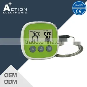 Fashion Design Affordable Price Thermometer With Wire Sensor thumbnail-1