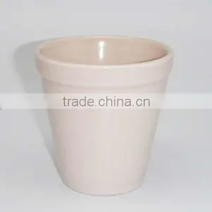 Color White Ceramic Flower Pot thumbnail-2