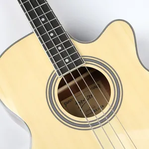 Good Price Wood Acoustic Bass 4 Strings Made in China for Sale thumbnail-3