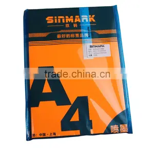 SINMARK Color Series Bright Orange Clear Vinyl Sticker Paper thumbnail-2