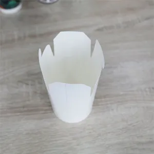 White Recyclable Disposable Food Containers thumbnail-2