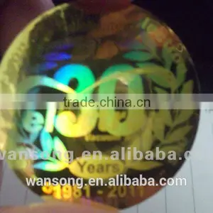 New and Hot Customized 3D Hologram Sticker Certificate Hologram Stickers thumbnail-5