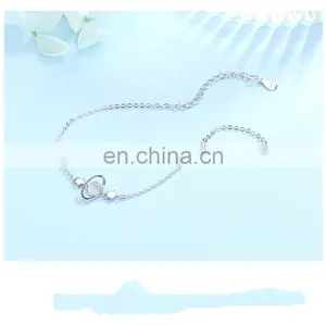 New Arrival Hot Sale Wholesale 925 Sterling Silver Custom Charm Bracelet Women thumbnail-3