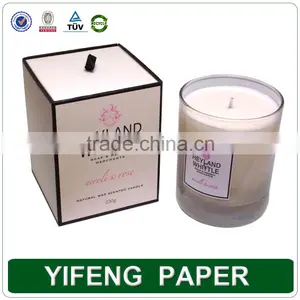 Custom Yankee Rigid Desinger Cardboard Paper Decorative Luxury Candle Boxes Wholesale thumbnail-2