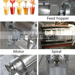 Automatic Fruit Juice Making Machine High Quality Cold Press Pineapple Juicer Extractor Machine thumbnail-2