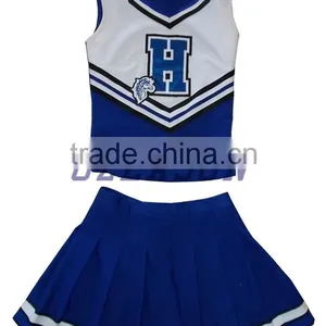 2016 Stylish Custom Youth Sleveless Cheerleading Uniforms thumbnail-4