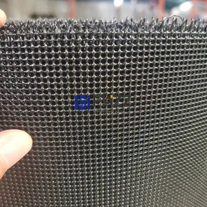 Powder Coated Black Woven Stainless Steel Wire Mesh for Insect Screen Aluminum Doors and Windows thumbnail-3