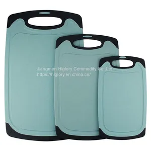 Eco-friendly BPA Free Wheat Straw Plastic Cutting Board Multifunctional Kitchen Non-slip Cutting Boards thumbnail-3
