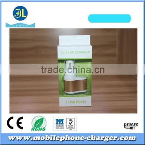 Promotional Customized USB Car Charger Cheap Wholesale Colorful Dual USB Car Charger for Cell Phone thumbnail-4