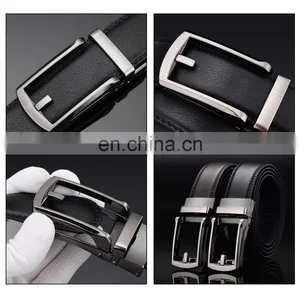 High Quality Custom Logo Engraved Deboss Metal Men Leather Pin Clip Buckle For Belts Wholesale thumbnail-5